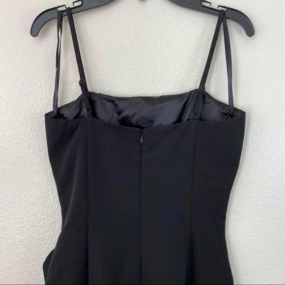 Bardot Carmelle Ruffle Midi Dress Black XS - Picture 6 of 12